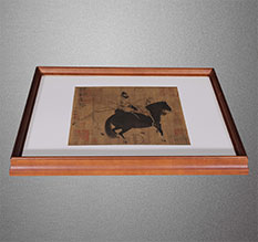 平凉市书画装裱配框服务案例